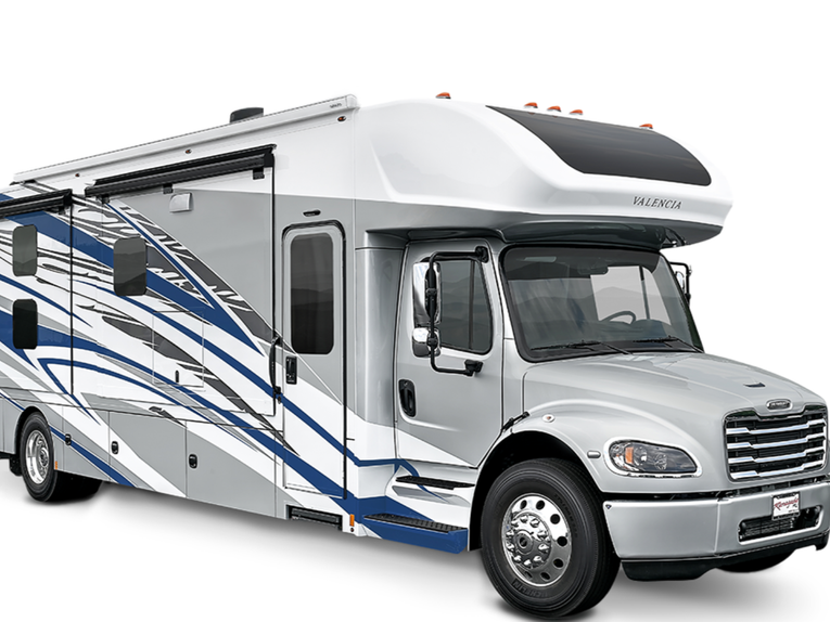 2026 Renegade Valencia RV exterior image with a white background