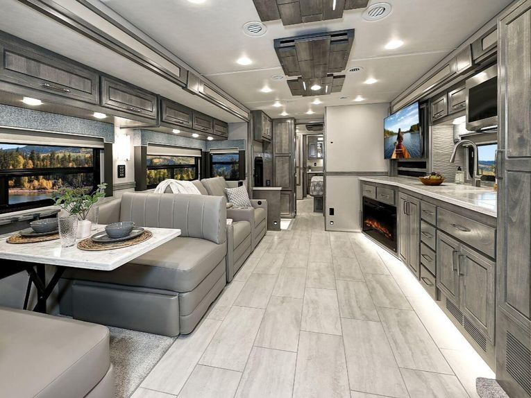 Front to back interior view of the 2025 Renegade Explorer