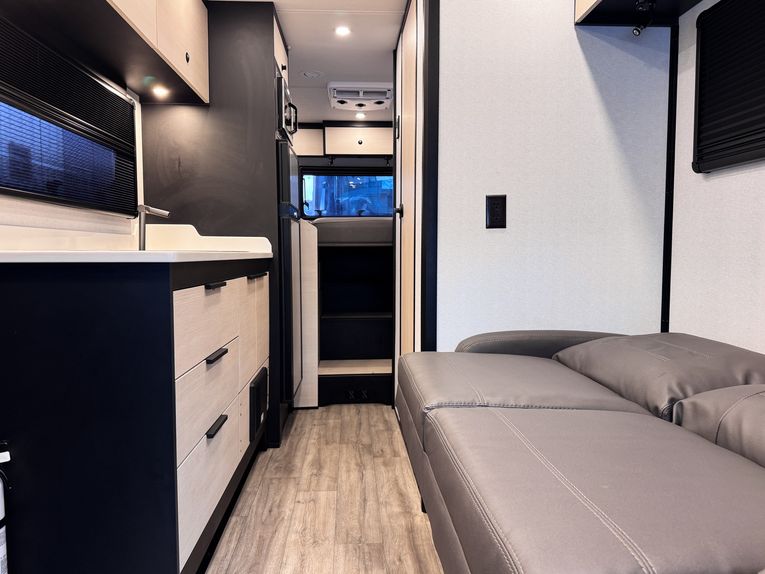 Seating and drawers in the 2026 Open Trail