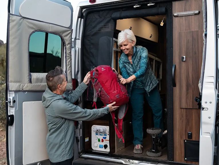 Exterior of the Winnebago Travato