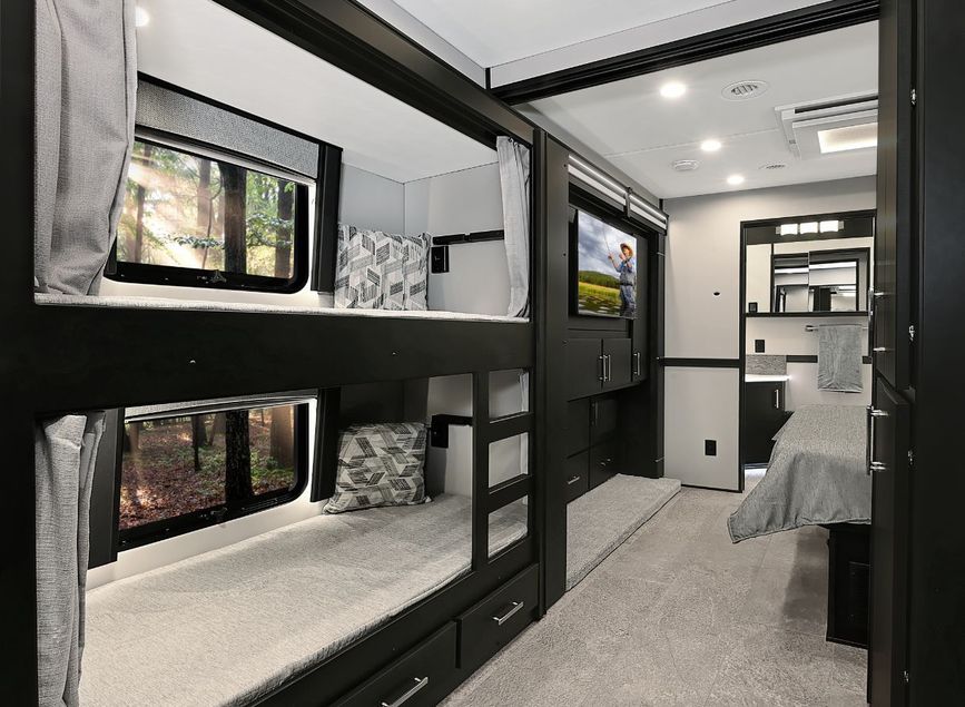 Bunk bed setup in the 2026 Renegade Classic