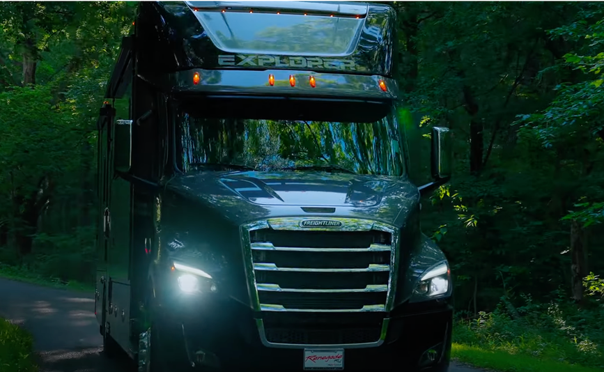 The front of the 2025 Renegade Explorer