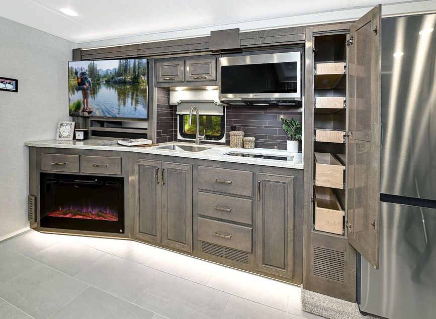 Kitchen in the 2025 Renegade Verona LE