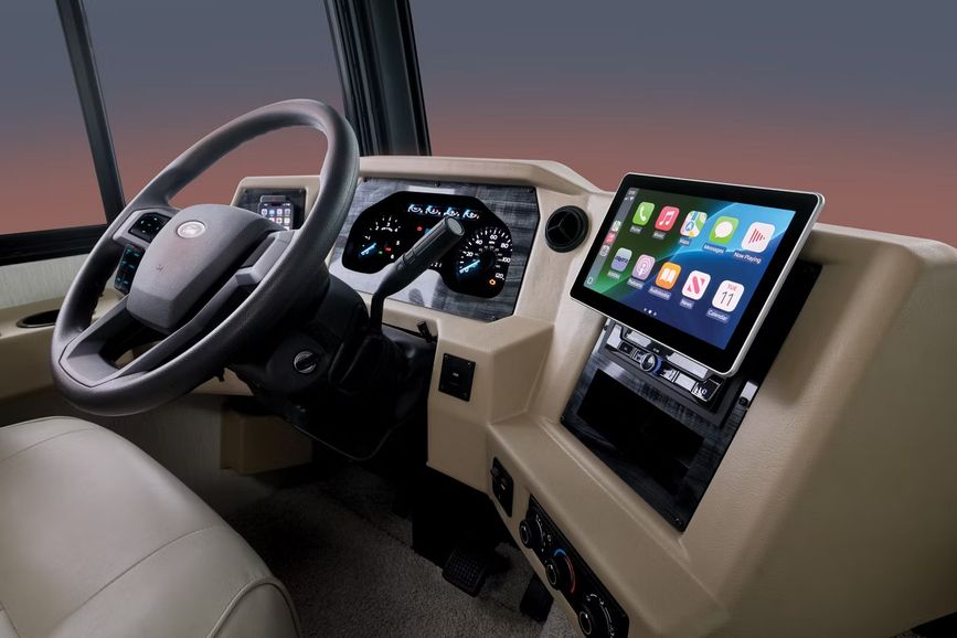 Dashboard inside the Bay Star Sport