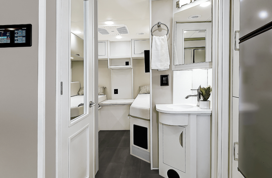 Interior image of the 2026 Renegade Vienna showing the bathroom