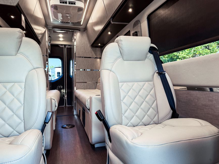 Seats inside the Tiffin GT2