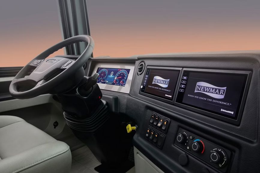 Driver's side inside an RV