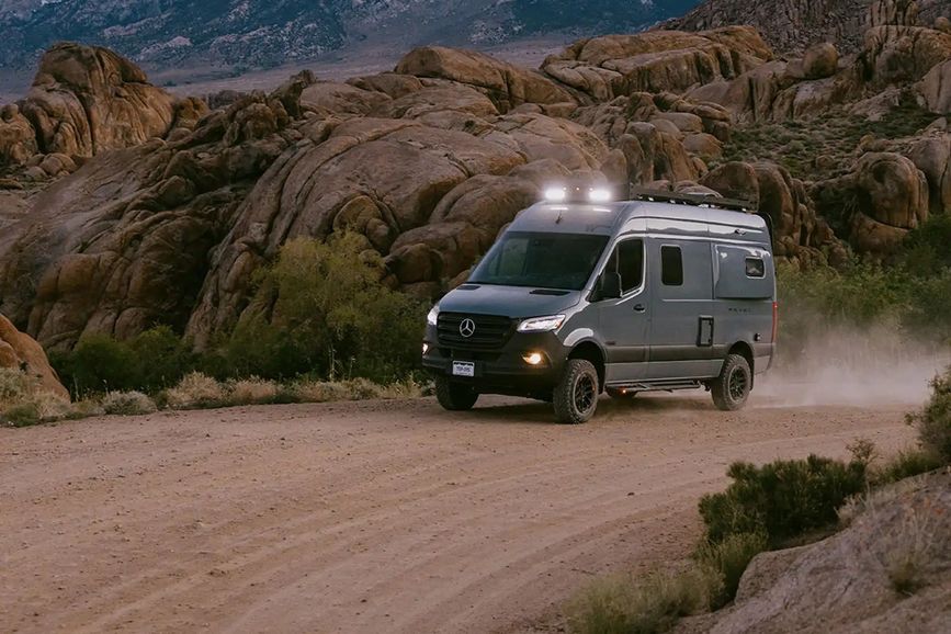 Revel tackles a dirt road