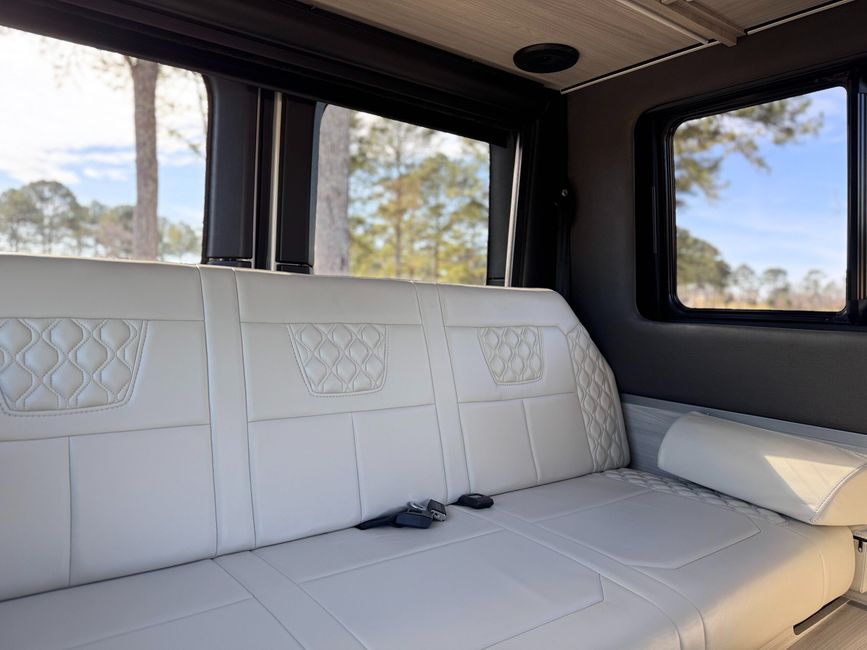 Close up of seating in the GT1