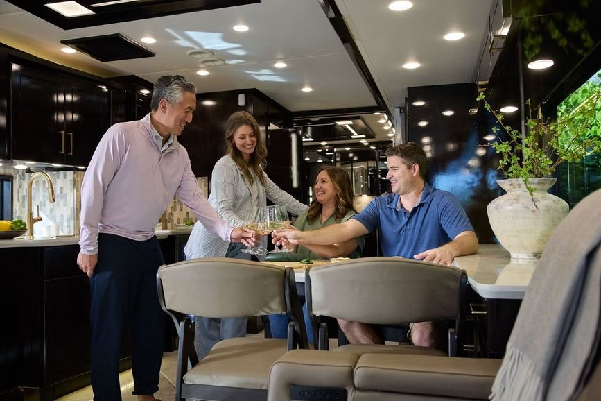 2027 Newmar Essex galley table