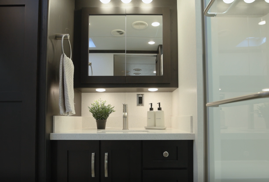 Sink and shower in the 2026 Northern Star