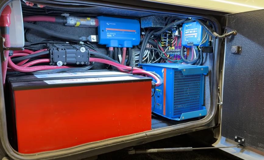 Battery pack inside the Freedom Aire