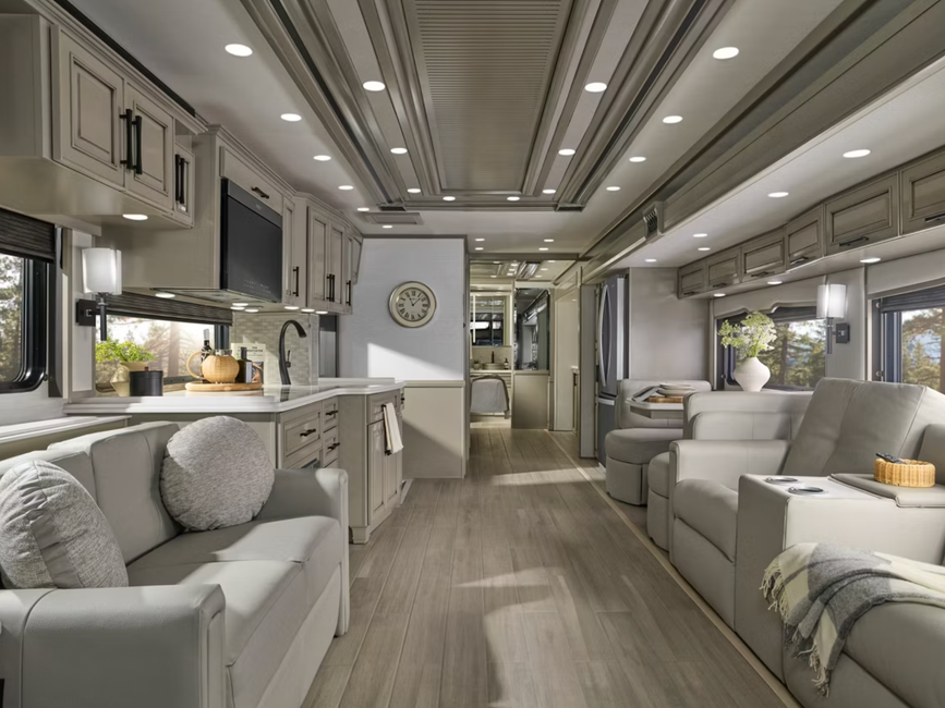 Interior of the 2026 Newmar Summit Aire