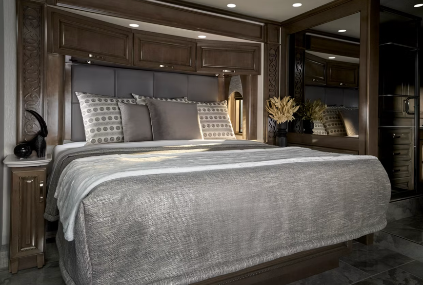 Bedroom inside the 2026 Essex