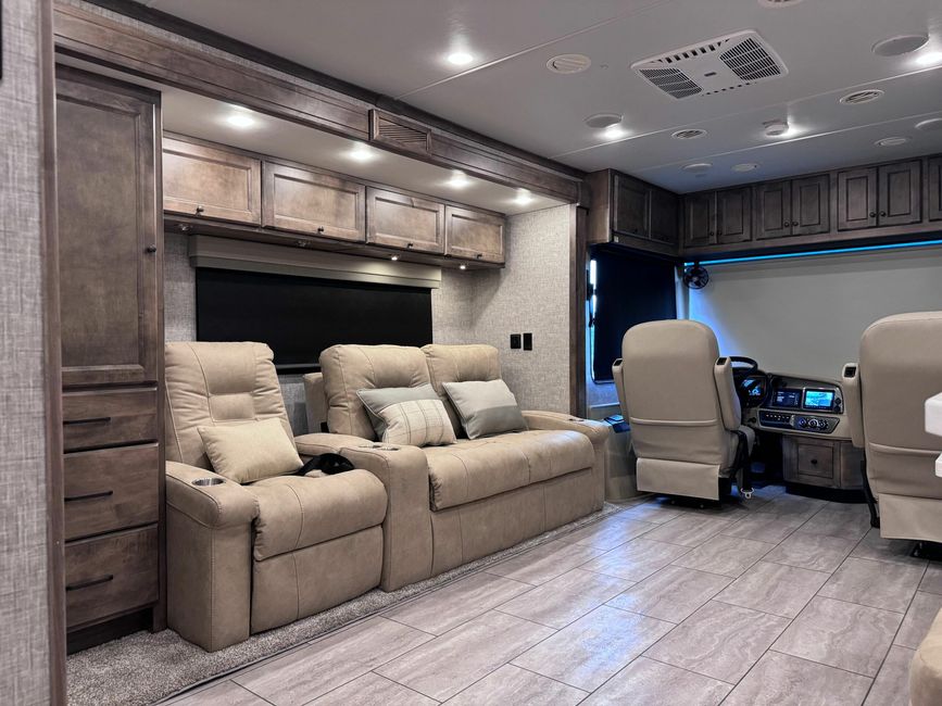 Seating inside the 2025 Byway