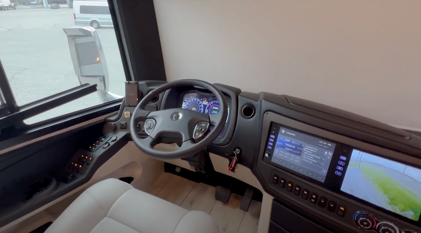 2025 Tiffin Allegro Bus cockpit