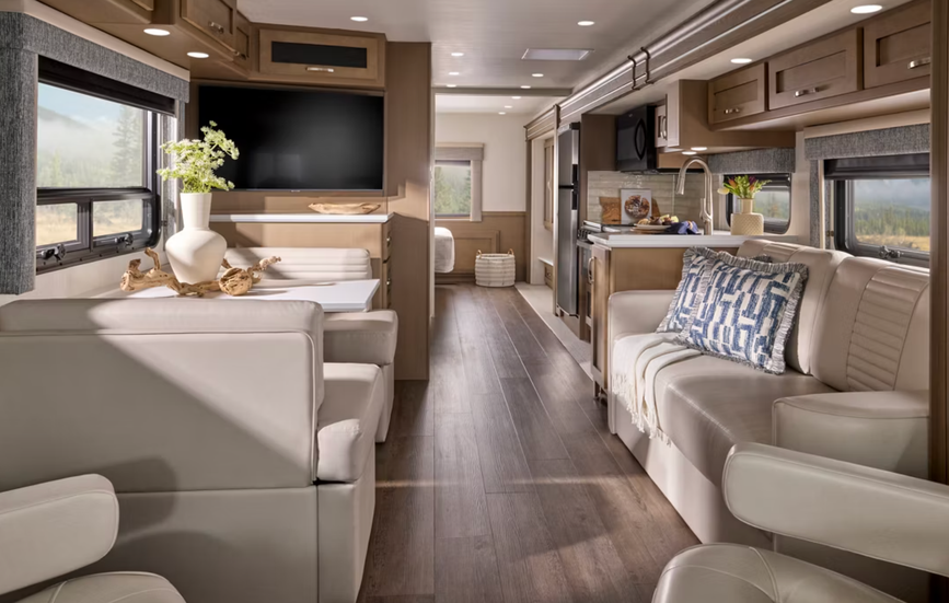 Front to back view inside the Bay Star Sport