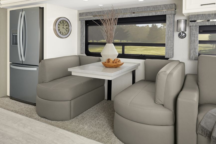 Dinette inside the 2025 Newmar Ventana
