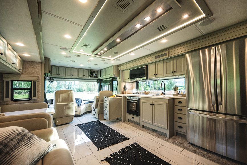 Cabin inside the Allegro RED from Tiffin