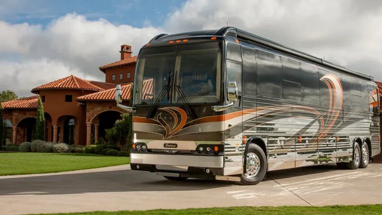 A luxury Class A RV