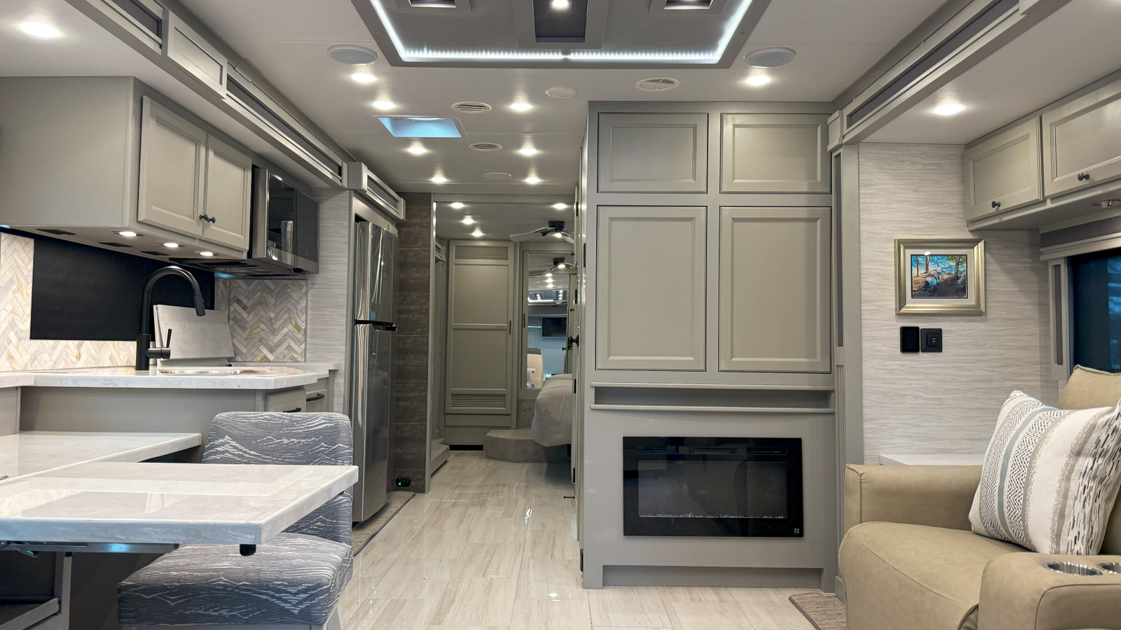 An interior view of the Tiffin Allegro RED