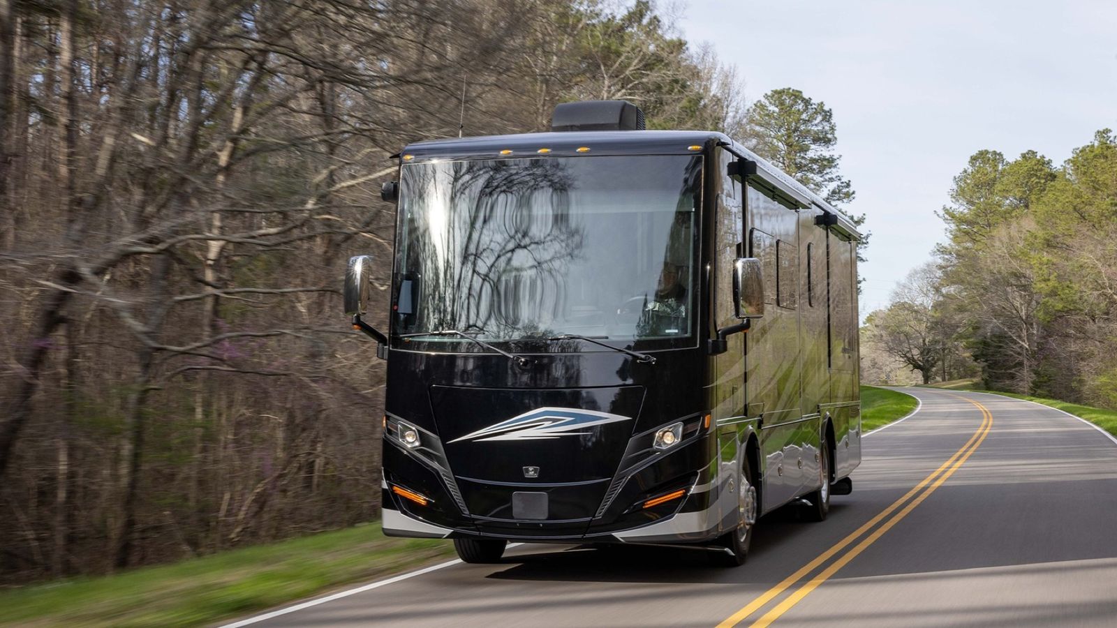 2027 Tiffin Allegro RED on the road