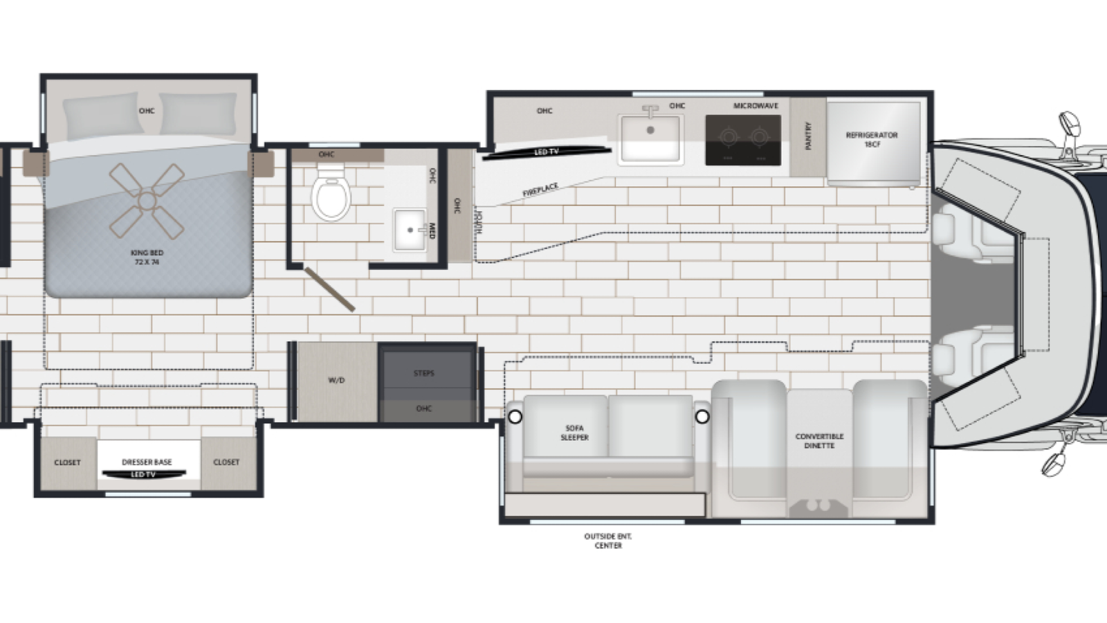 Floor plan image for the 2027 Renegade Explorer TS