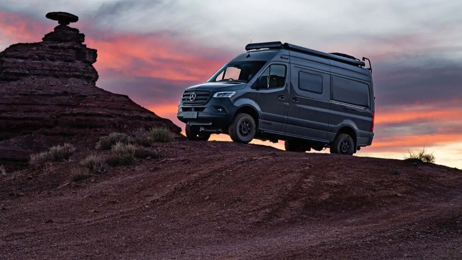 Winnebago Revel in a desert setting