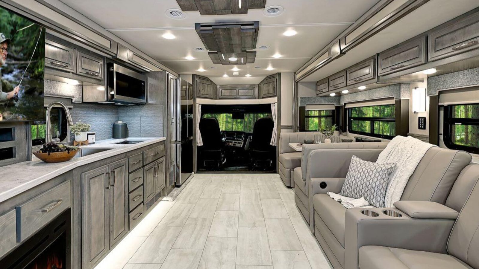 The living space inside the 2025 Renegade Explorer