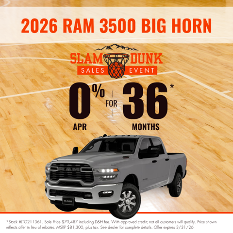 2026 Ram 3500 Big Horn