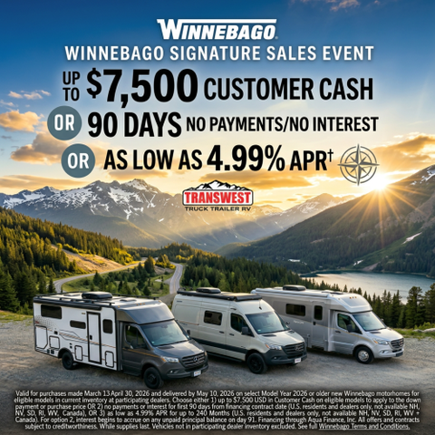 Winnebago Signature Sales Event