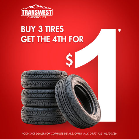 Buy 3 Tires get the 4th for $1
