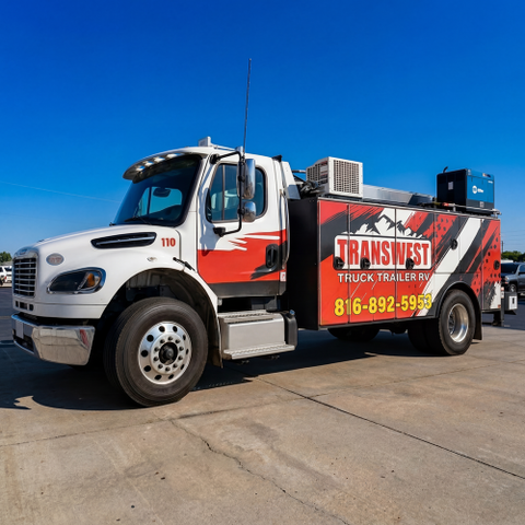 Transwest mobile service truck