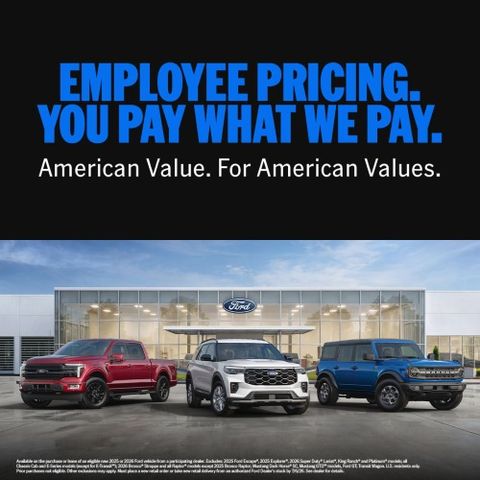 Ford employee pricing