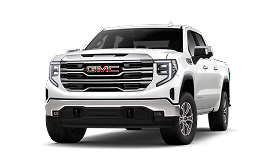 A white GMC Sierra 1500