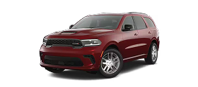 A red Dodge Durango