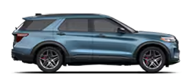 Blue Ford Explorer