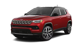 Red Jeep compass